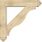 Ekena Millwork Funston Arts and Crafts Rough Sawn Bracket w/ Offset Brace, Douglas Fir, 8"W x 40"D x 40"H BKT0806X40X40FST03RDF - alternate 2